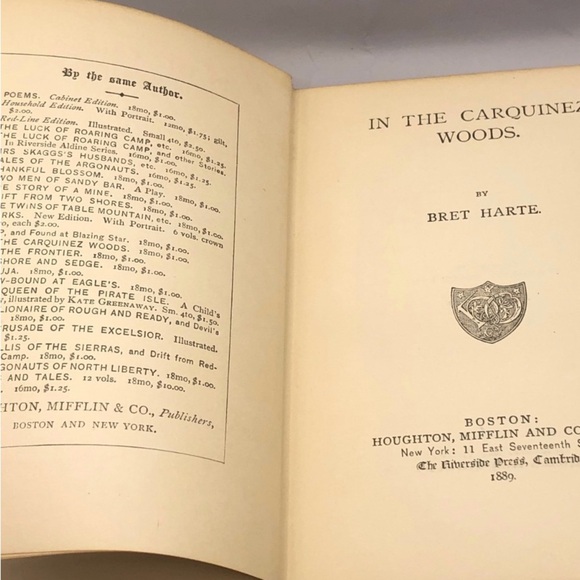 1889-1890 Bret Harte In the Carquinez Woods”and “A Millionaire Rough and Ready - Picture 7 of 9